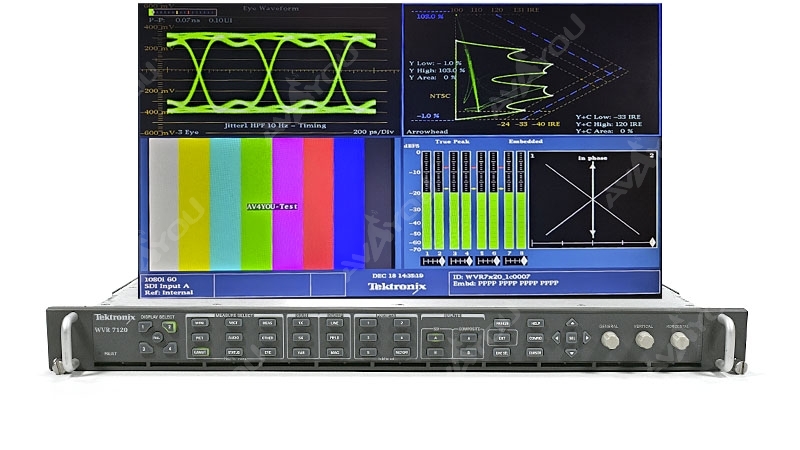Tektronix WVR7120 Waveform Rasterizer Opt: CPS SD HD EYE PHY