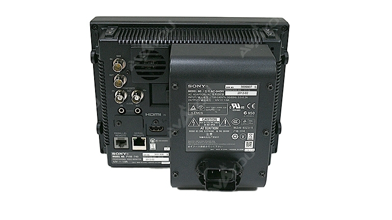 SONY　PVM-740　7.4型　有機ELモニター　AC-940W　アダプター Sony PVM-740 7.4