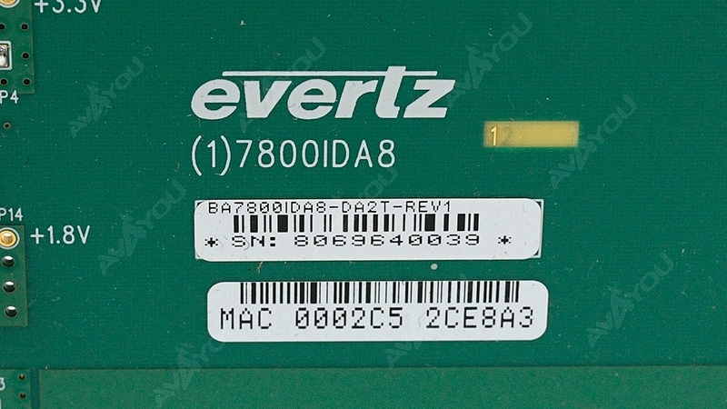 Evertz 7800DA2T-﻿3G 3G/HD/SD-SDI Bypass Protected