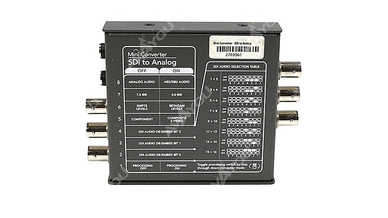その他 Blackmagic Design Analog to SDI Blackmagic Design Mini Converter SDI to HDMI 6G - Sound