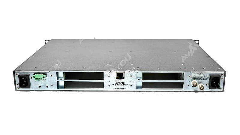 Monette モネット B3FS7 STC-1 Evertz 7801FR 1RU Frame with 2x power supplies 7800 7700