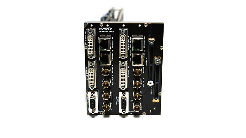 VIPページ Evertz 7867VIPX-16x2 SD/HD/3G X-LINK Multiviewer Card - 7867VIPX